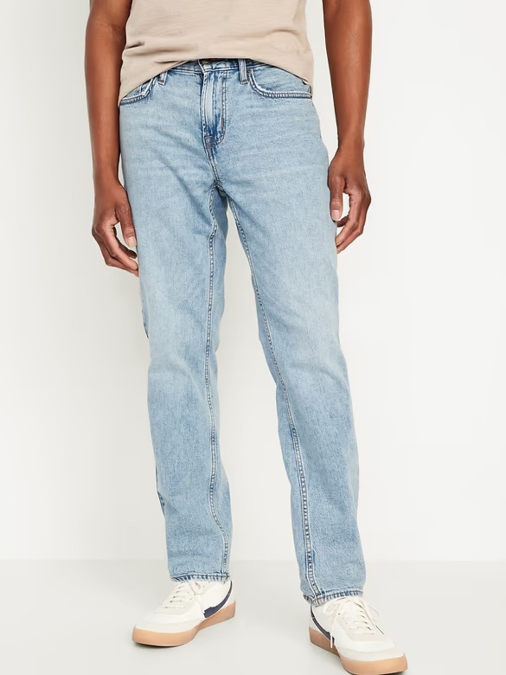 Old Navy Men's Original Taper Built in Tough Light Wash Jeans size 34x30